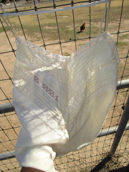 80s “Barbizon” Ivory Cotton Camisole