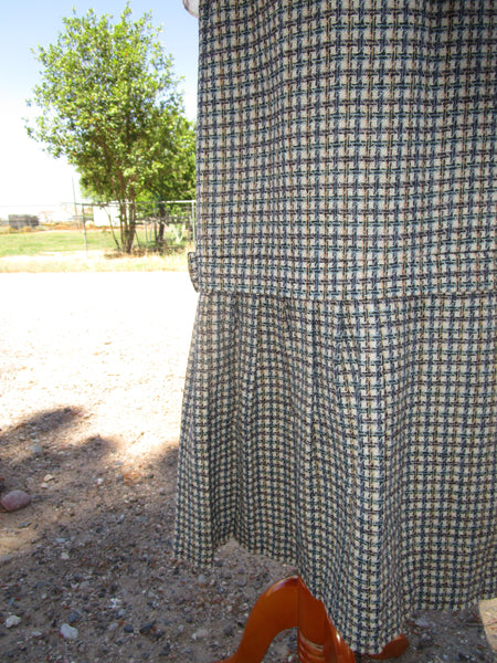 80s Italian Wool Maxi Skirt.