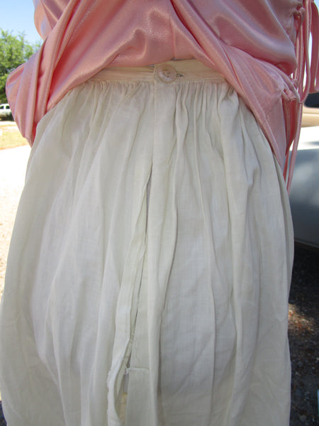 Edwardian Cotton Slip Skirt.