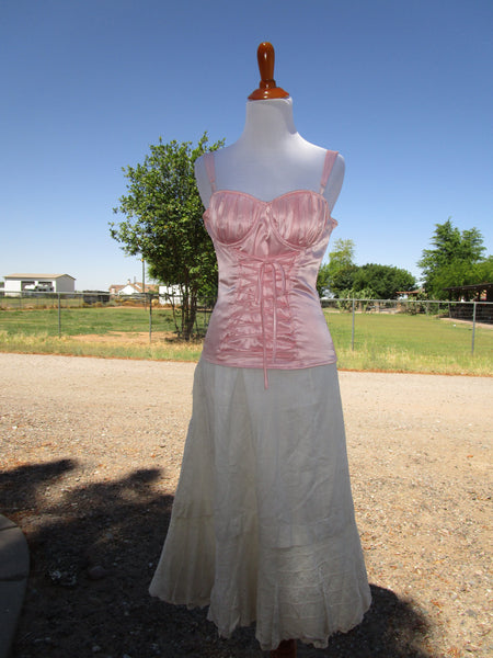 Edwardian Cotton Slip Skirt.