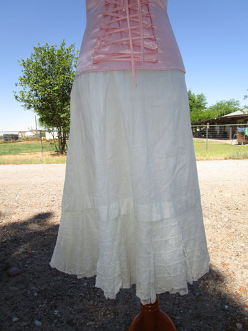 Edwardian Cotton Slip Skirt.