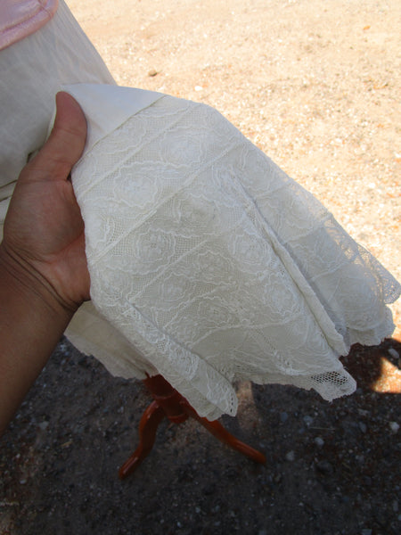 Edwardian Cotton Slip Skirt.