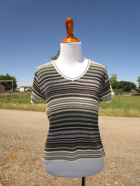 1990s Knit Multicolor Top.