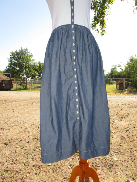 90s ‘Gap’ Button-up Tank Dress