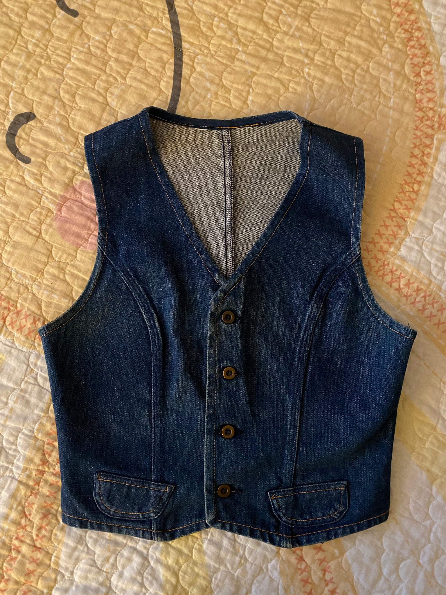 70s Jean Vest.