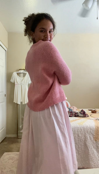 60s “High Styled Knit Fashions” Pink Sweater.