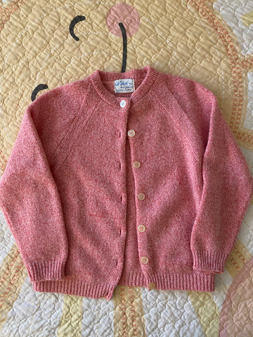 60s “High Styled Knit Fashions” Pink Sweater.